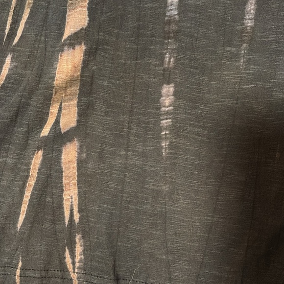 NWT L to 1 XL Jarbo Karo Top Shibori Blue Gray O/S Long Sleeve Women's $298 - Picture 10 of 13